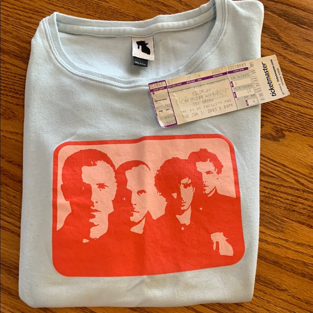 COLDPLAY CONCERT T-SHIRT